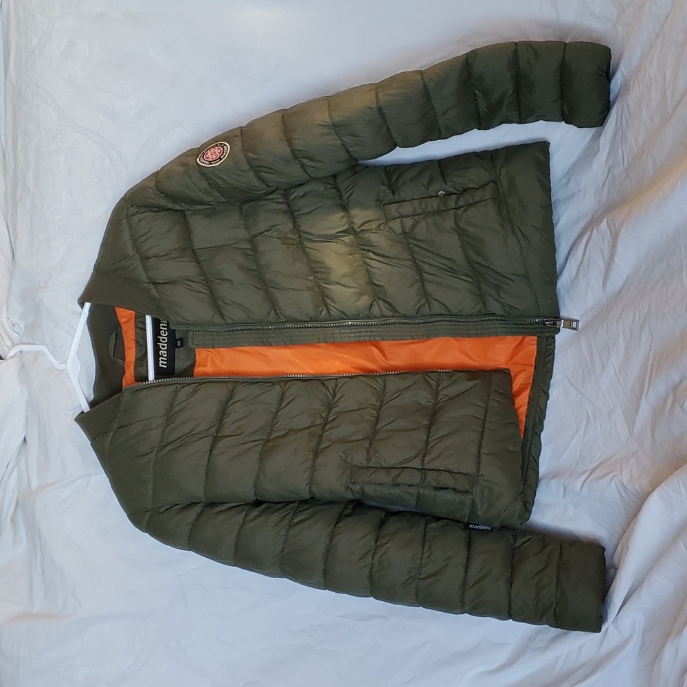 Green madden NYC puff jacket